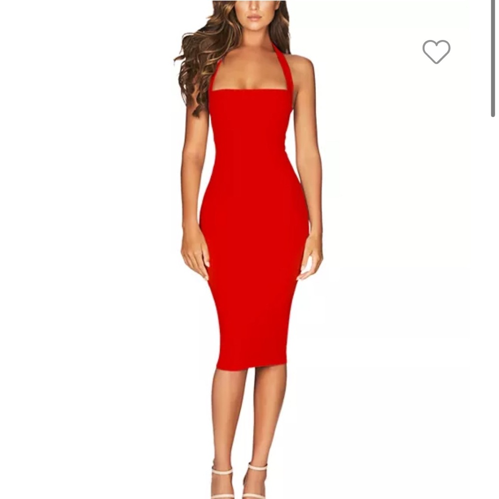 ✨ Nookie Boulevard Midi Dress in Flame ✨